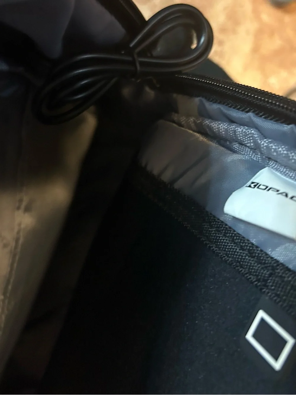 N/A grey backpack